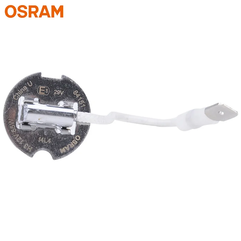 OSRAM H3 Standard Light Car Halogen Fog Lamps Auto Bulb 3200K 12V 55W PK22s 64151 Original Headlight OEM Quality (1pc)