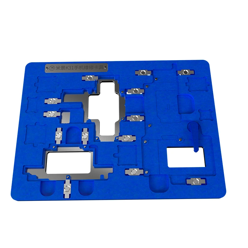 Mijing k31 reparo para iphone x/xs/xs max/11/11 pro/11 pro max, instalação multiplaca para conserto de celular, com dois chips
