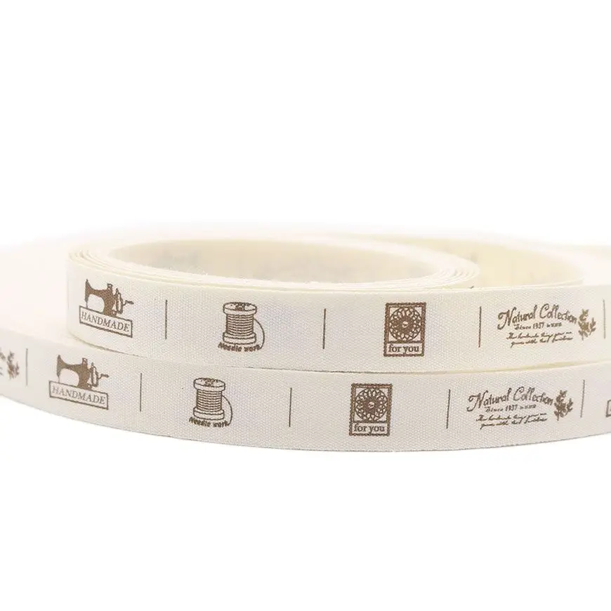 Декоративные хлопковые ленты для шитья и скрапбукинга, 10 метров