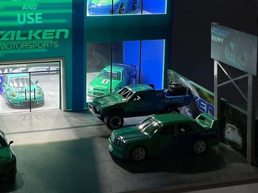 

1:64 FALKEN двухслойные брюки станция сцены диорама светодиодный светильник