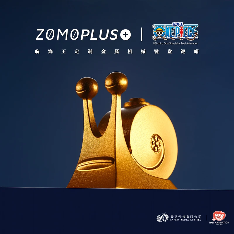 ZOMOPLUS X ONE PIECE GOLDEN DEN MUSHI llave artesanal de aluminio