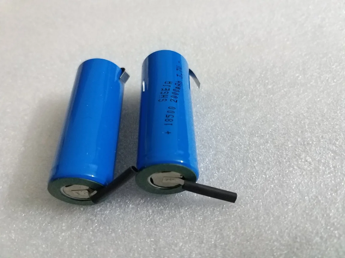 New 18500 2000mAh 3.7 V rechargeable battery Recarregavel lithium ion battery for LED flashlight