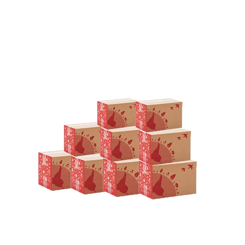 

5 Layer Corrugated Packaging Box Very Hard Paper Express Box Mailers Logistics Transport Boxes Cosmetics Boutiques Carton 10Pcs