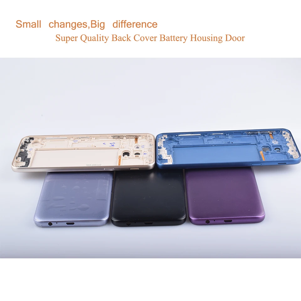 10Pcs/Lot For Samsung Galaxy J6 2018 J600 J600F Housing Battery Door Rear Back Cover Case Chassis Shell J6 Replacement