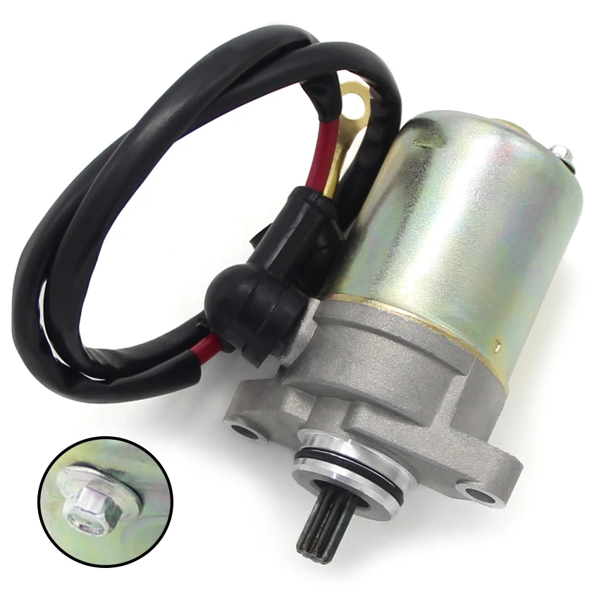 Motorcycle Starter Motor For Can-Am Mini DS70 4T 2008 Jaune Mini DS90 4T 2009 Jaune V31200DGF000 V31200DGF010 V31-200-DGF020LL