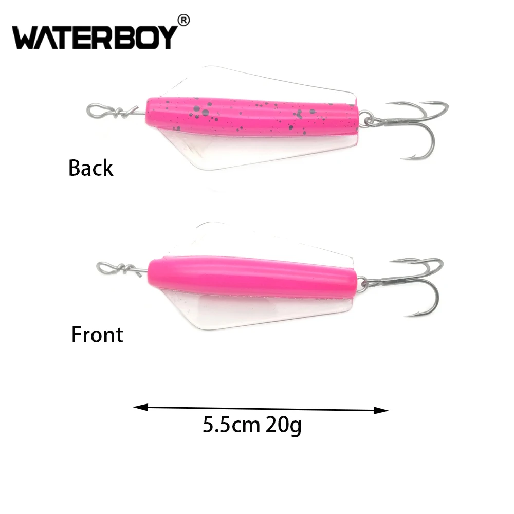 WATERBOY TW 5,5 cm 20g Teufel Angeln Locken VIB Kunststoff Salzwasser Süßwasser Canberra Mörder Tasmanian Salmon Pike Walleye Bass Köder – Detail 24