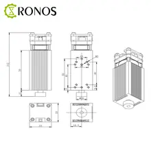 Adjustable Focus Blue Laser Module 450nm #4