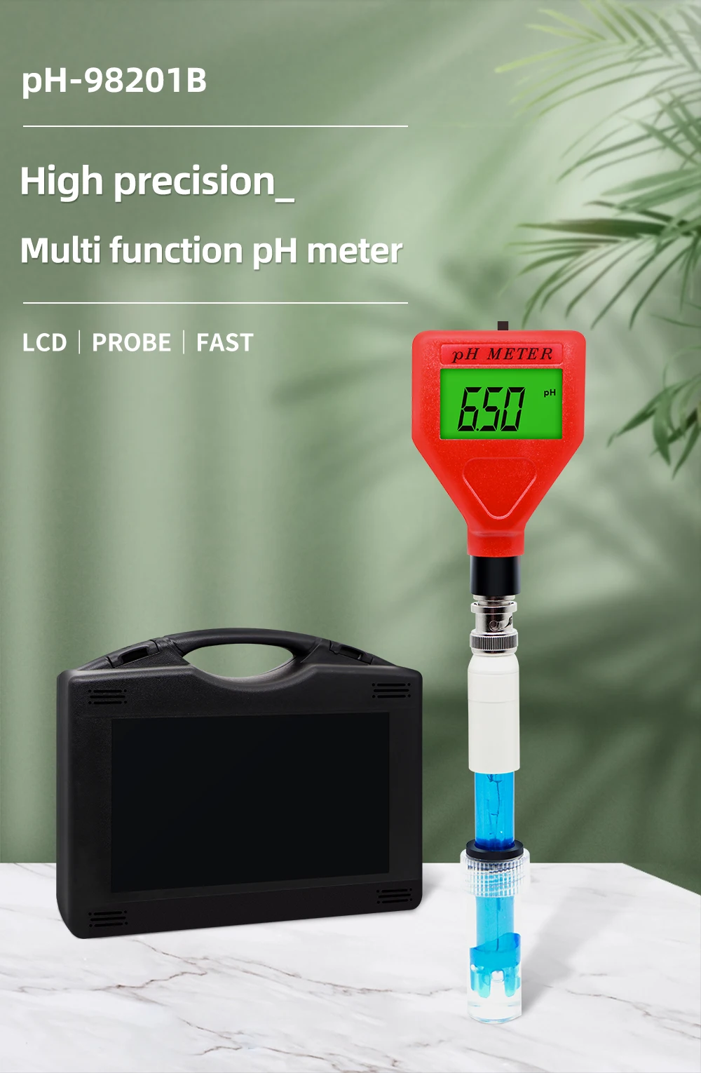 

Digital pH Meter PH-98201B Acidity Meter 0-14 ph Replaceable Electrode For Aquarium,Lab,Swimming Pools 40% OFF