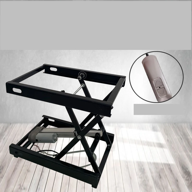 Mesa de café multifuncional embutido vertical de levantamento dobrável quadro de levantamento elétrico pequeno com fio de controle remoto sem fio