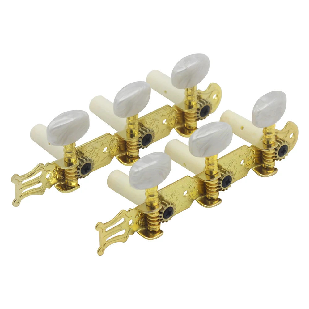 Professional Guitar Tuning Pegs Machine Tuners Golden Metal Machine Head Guitar Parts & Accessories for Acoustic Folk Guitar