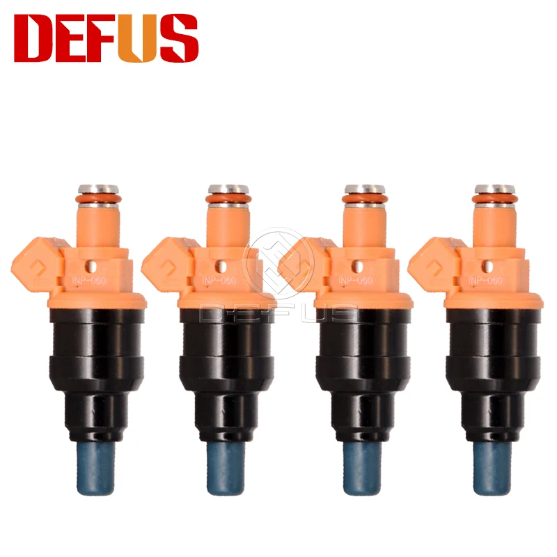 

DEFUS 4pcs Bico Fuel Injector INP-060 For 1995-2000 Chrysler Dodge 2.5L V6 4holes 3531033150 35310 33150 9250930004 Nozzle NEW