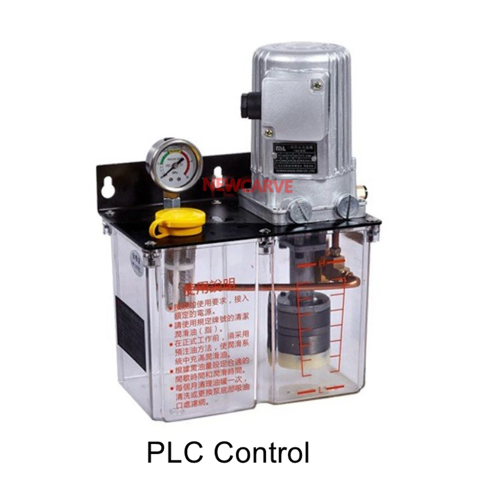 Imagem -03 - Newcarve-cnc Bomba de Lubrificação Totalmente Automática Plc Bomba de Óleo Elétrico Injetor de Graxa de Óleo Fino Máquina de Injeção 220v 380v 3l