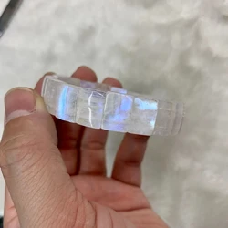 AAA grade rainbow moonstone bracelet natural gemstone jewelry bangle for woman for gift wholesale !