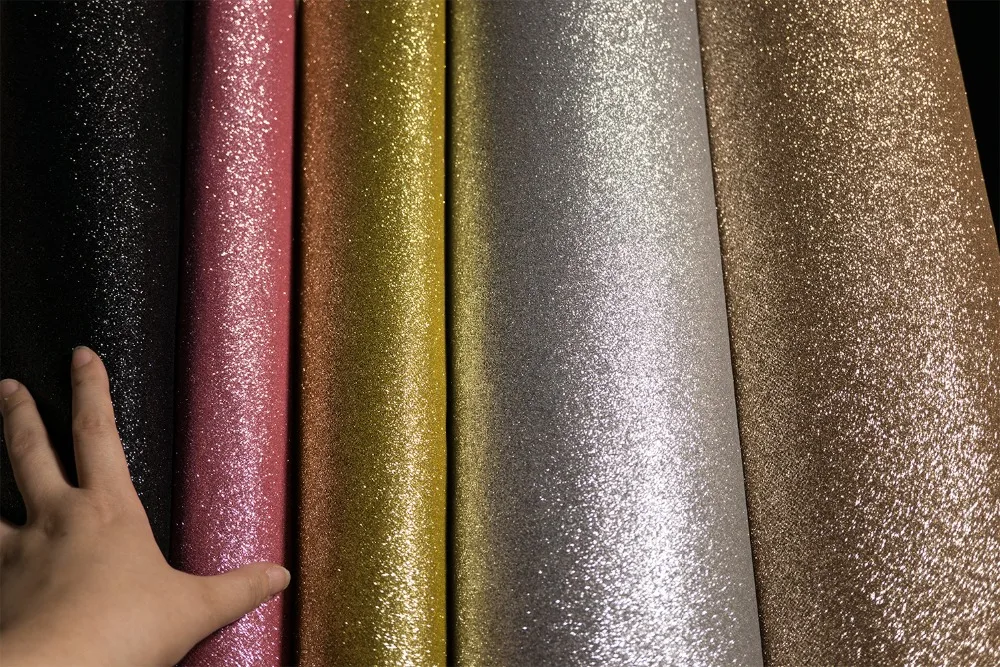 Self Adhesive Glitter Wallpaper Rolls For Walls Bling Peel and Stick Roll Decor Craft Fabric Wedding