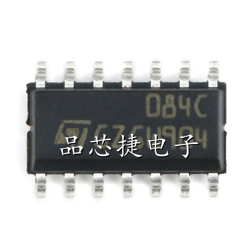 10pcs/Lot TL084CDT Marking 084C SOIC-14 GENERAL PURPOSE J-FET QUAD OPERATIONAL AMPLIFIERS