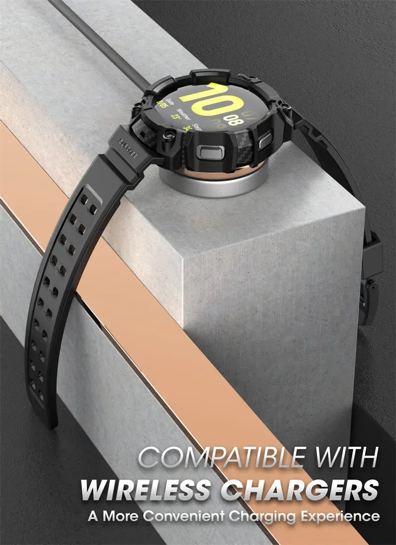 Uhrengehäuse für Galaxy Watch 6/5/4 [44mm] supcase ub pro robuste Schutzhülle mit Armband armbändern – Detail 6