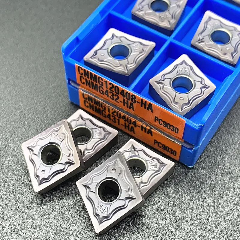 Di alta Qualità 10PCS CNMG120404 CNMG120408 HA PC9030 In Acciaio Inox Tornitura Esterna Strumento di Lega Dura Lama