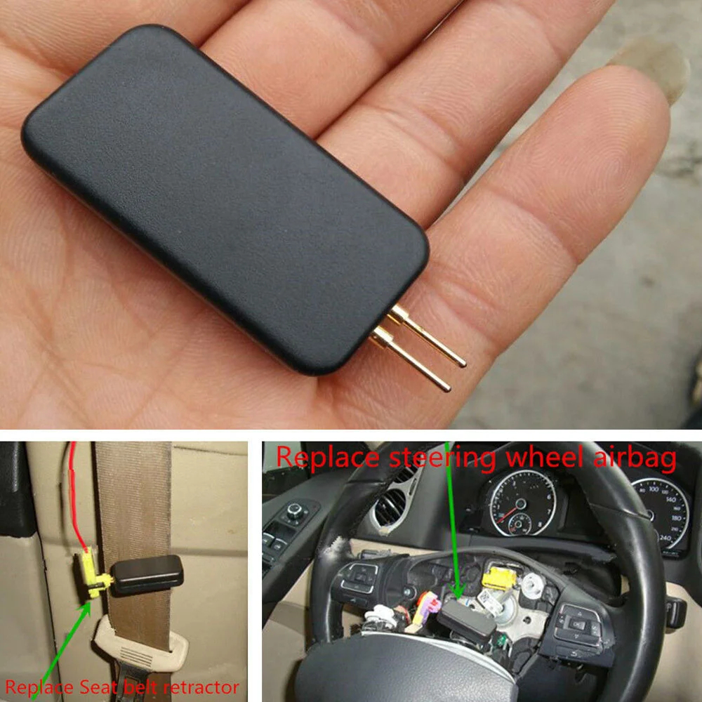 Car SRS Airbag Air Bag Fault Light Simulator Emulator Sensor Bypass Universal Durable  Simulator Emulator Resistor Diagnostic