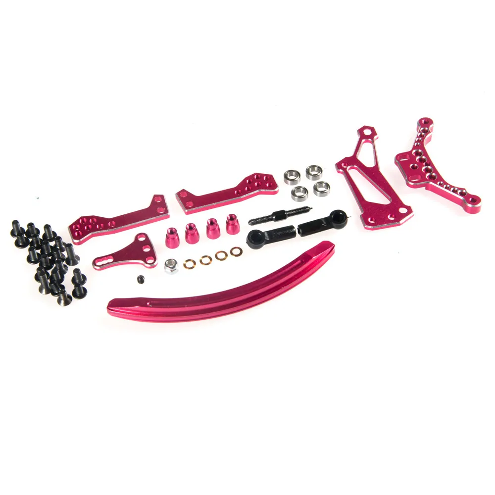 AXSPEED Aluminum Alloy Curve Slide Track Steering Assembly for 1/10 Sakura D4 RWD RC Drift Car Upgrade Parts