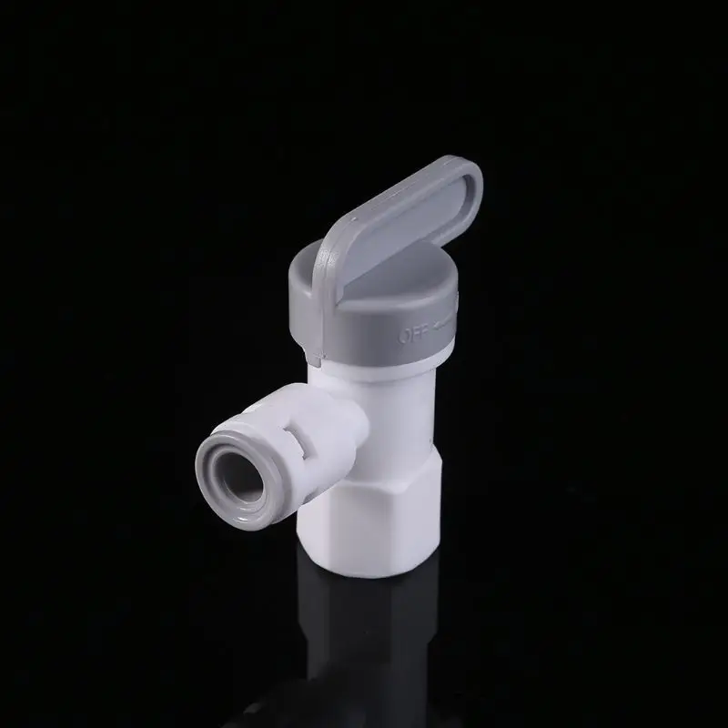 Tank Winkel Ball Ventil 1/4'' Rohr Für RO Umkehrosmose Filter System Purifier 4XFB