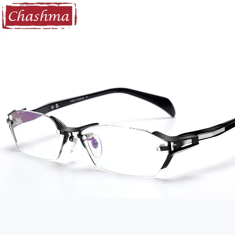 Nickel Free Pure Titanium Prescription Glasses Frame Men Eyewear Light Weight Optical Brand Designer Free Niecle