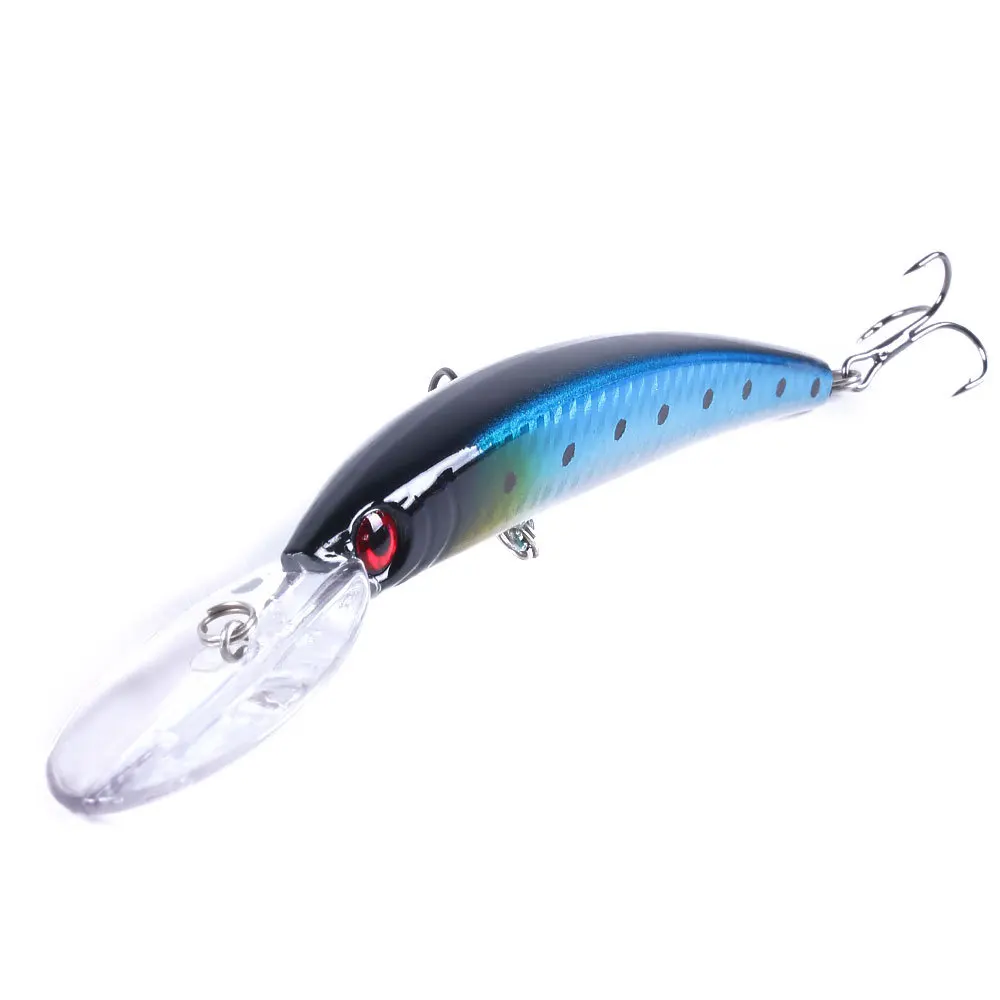 Jerkbait de buceo profundo, cebo duro Artificial, Wobblers, pececillo, Lucio, carpa, aparejos de pesca, 15cm, 15g, 1 pieza