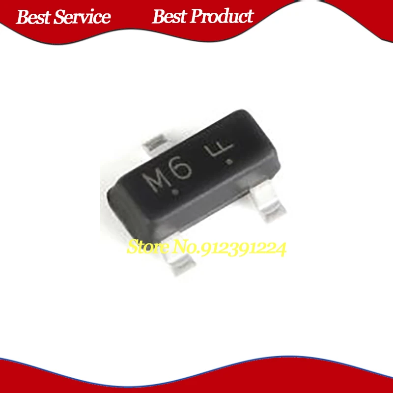 50 Pcs/Lot L2SA812RLT1G M6 SOT-23 New and Original In Stock