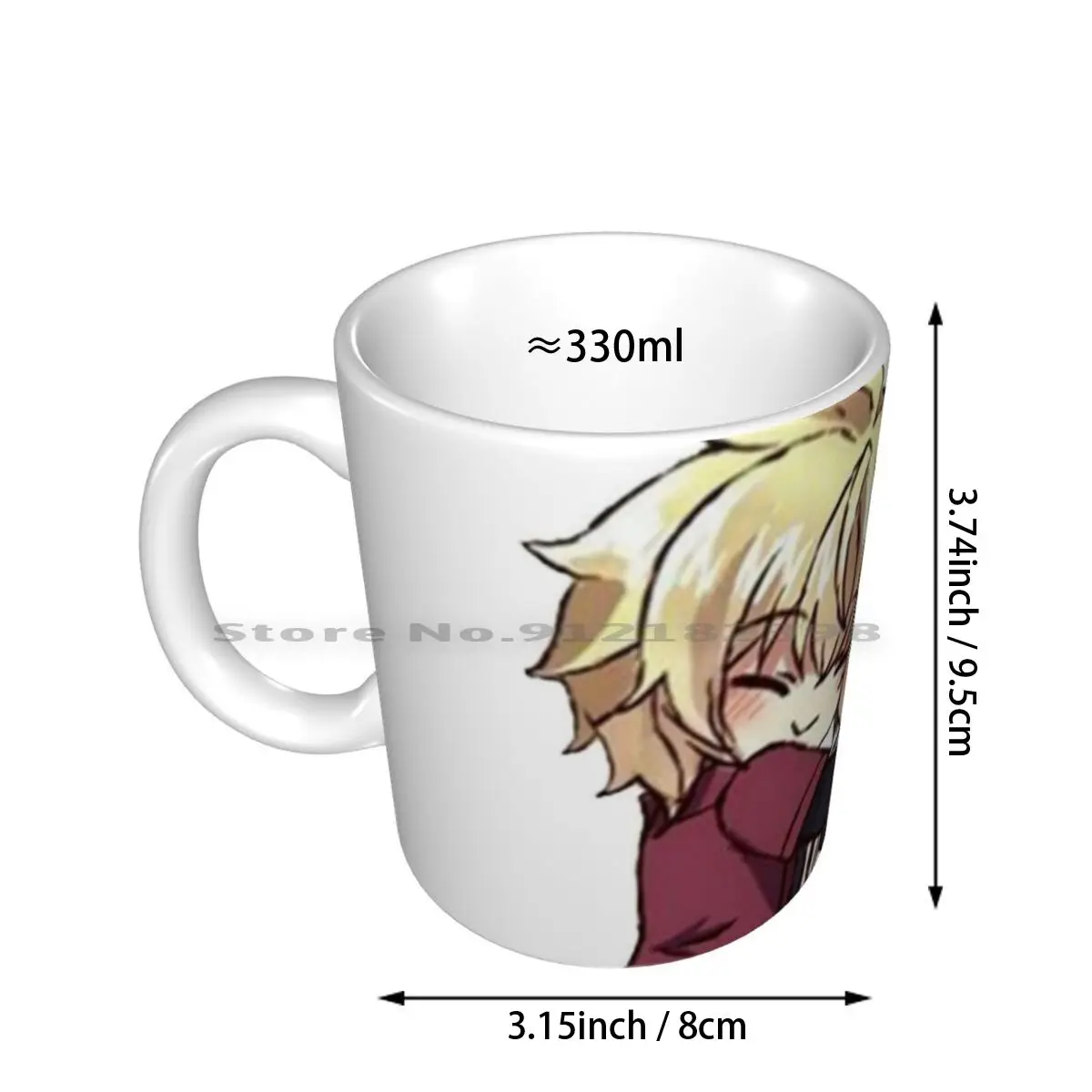 Copie De Copie De Seraph Of The End Ceramic Mugs Coffee Cups Milk Tea Mug Seraph Of End End Vampire Manga Anime Romance Shonen