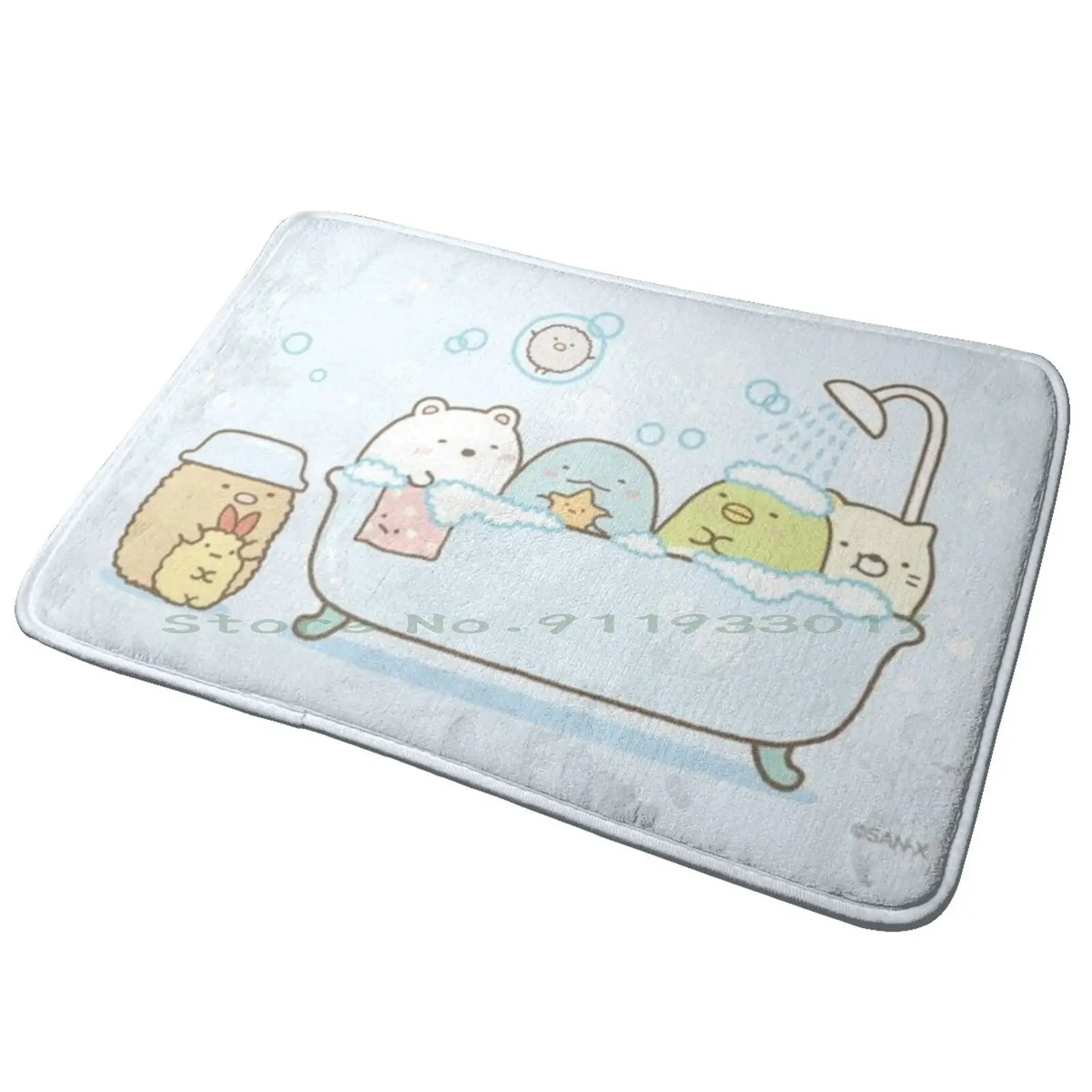 Sumikko Gurashi 35 Entrance Door Mat Bath Mat Rug Hakucat Cute Colorful Pattern Japan Anime Sumikko Gurashi San X Lovely Pretty