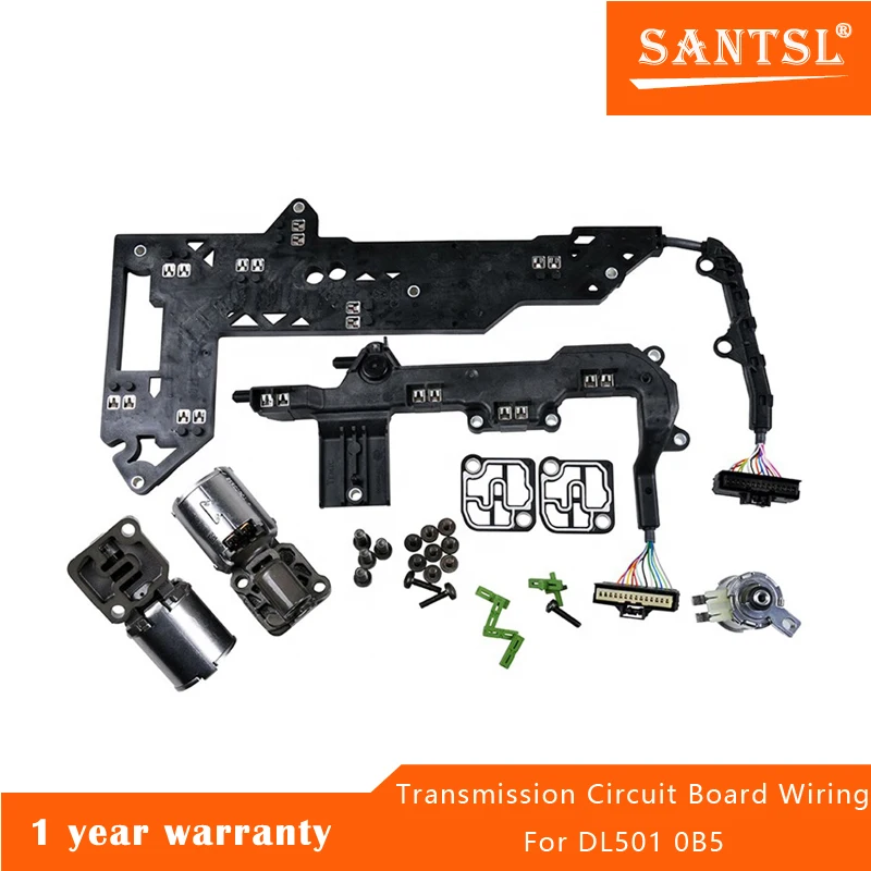 NEW DL501 0B5 Automatic Transmission Circuit Board Wiring with Solenoids Repair Kit For Audi A4 A5 A6  0B5398048D 0B5398009C