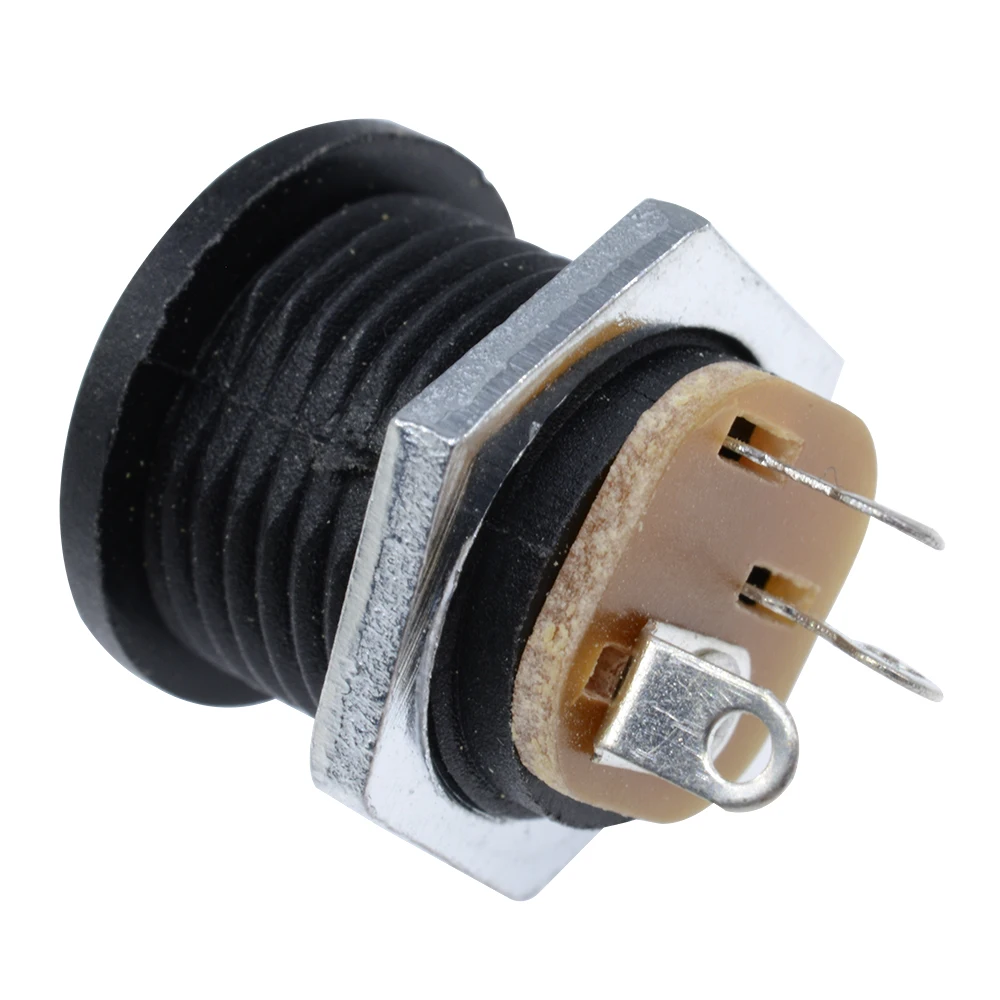 10Pcs 5.5x2.1mm DC Power Supply Female Jack Panel Mount Connector 5.5*2.1mm DC Socket 2 Leg Terminal Plug Adapter Connectors