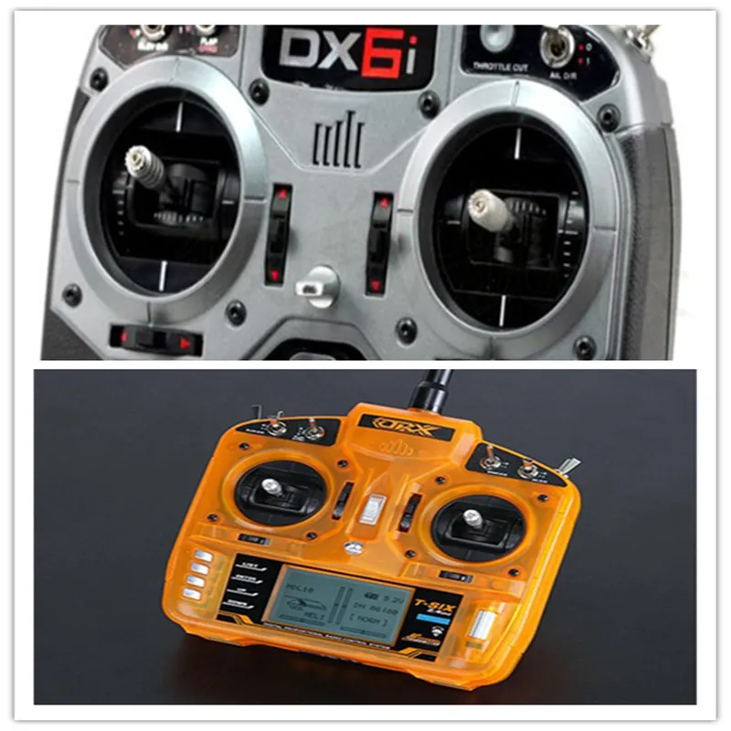 Radio Rocker Transmitter Gimbal Sticker Assembly Suitable for Spektrum DX6i HpbbyKing ORX T-SIX Throttle Steering Rod 2Pcs/Lot