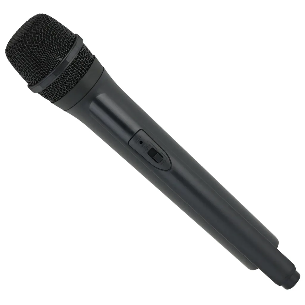 Artificial Microphone Prop Classic Plastic Wireless Microphone Props Fake Mic Toy Handheld