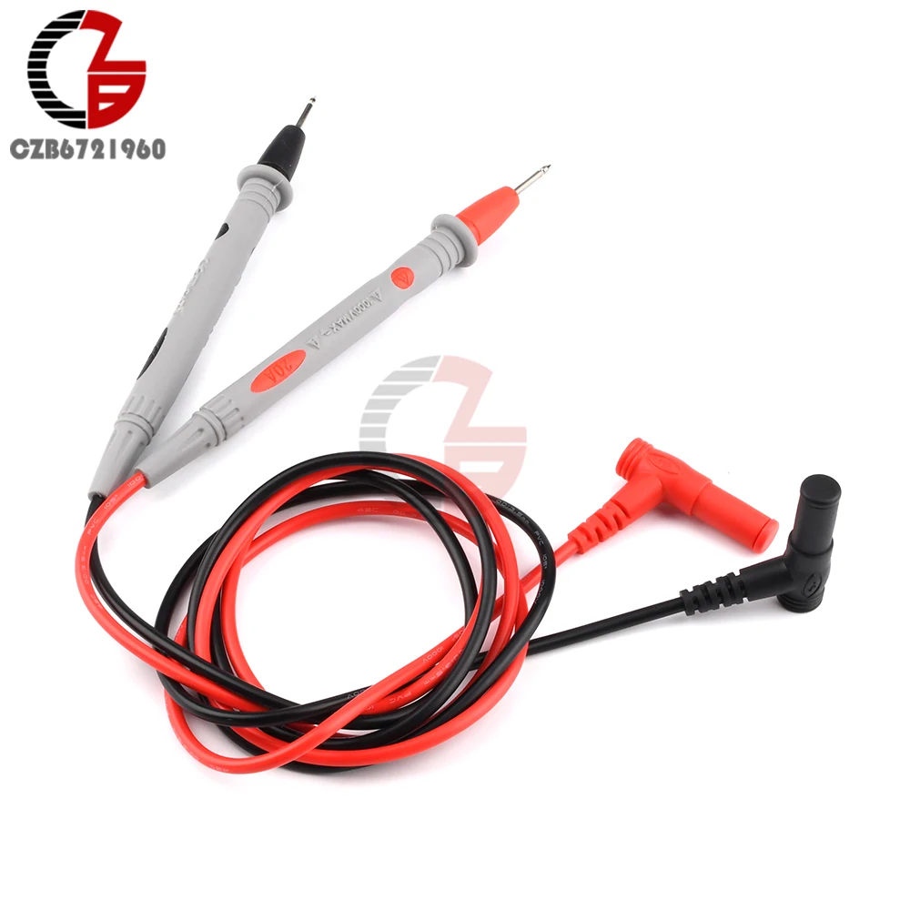 1 Pair Universal Digital Multimeter Test Pen Leads Multi Meter Tester Test Lead Cable Probe Pin Needle Wire Line 1000V 10A 20A