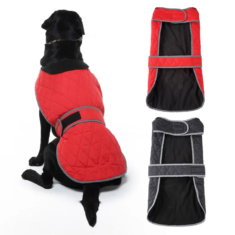 Winter Dog Clothes Reflective Dog Jacket Windproof Dog Coat Warm Jacket Reversible Winter Dog Vest For Small Medium Large Dogs