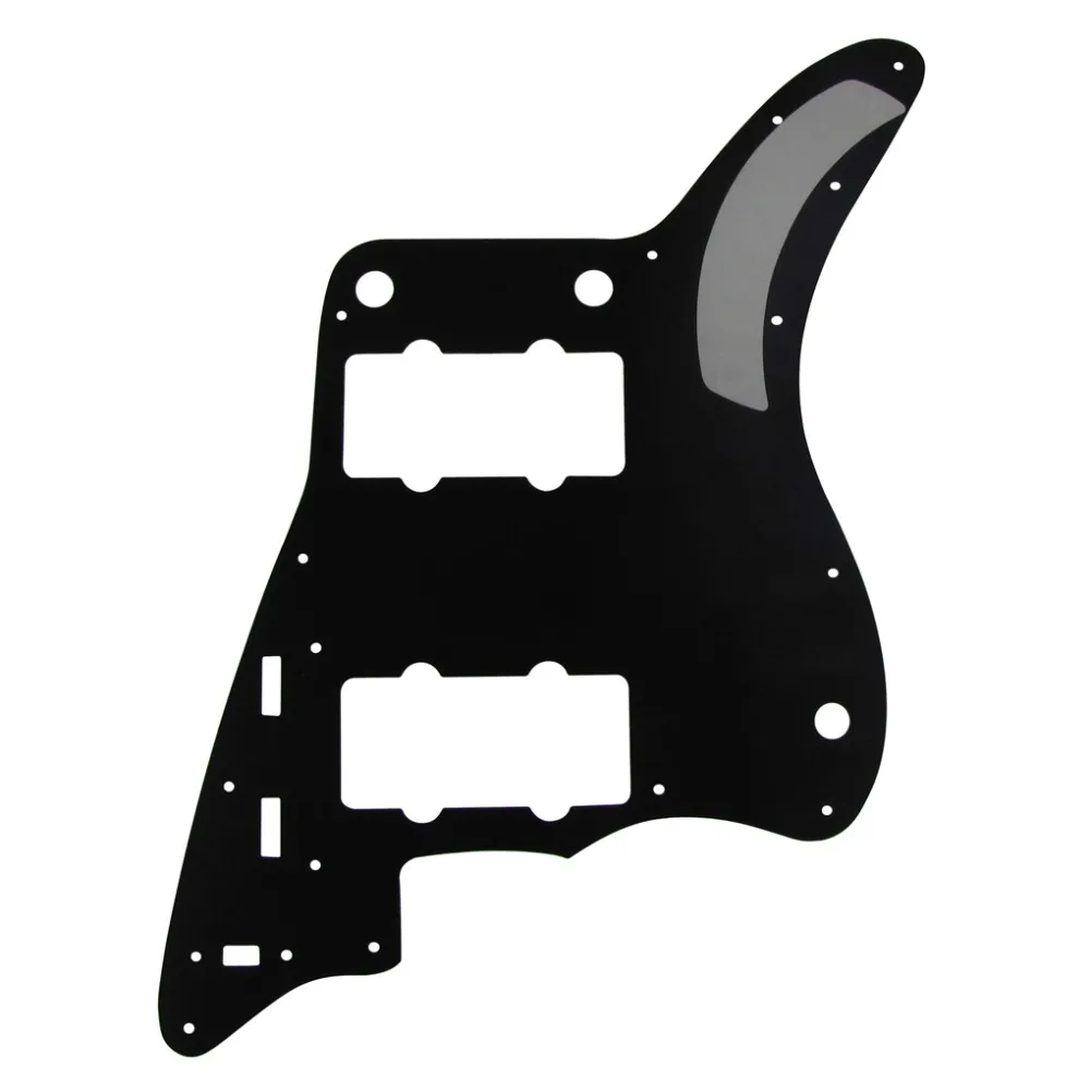 1PCS Black/Cream Electric Guitar Pickguard Jazzmaster Pickguard Scratch Plate for MIJ Japan Jazzmaster Style Guitar Accessories