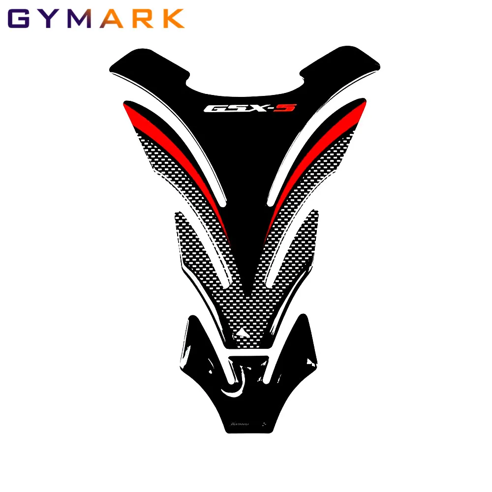 For Suzuki GSX-S750 GSX-S1000 GSX-S1000F Motorcycle Accessories 3D Carbon Fiber Fuel Tank Pad Protection Sticker Fuel Tank Decal