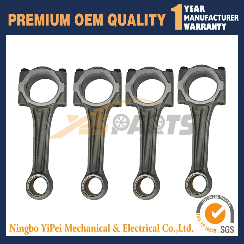 4 piece New STD Connecting Rod for Kubota V3307 V3307T V3307-DI-T Engine parts