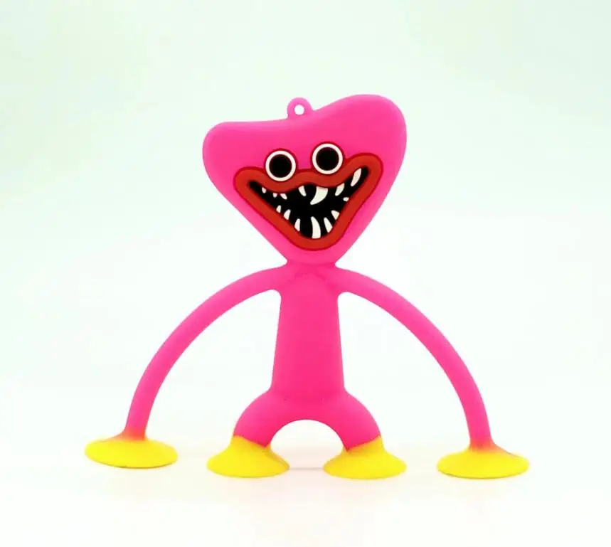 Scary Funny Pendant Keychian Party Favors Decompression Sucker Toy Silicone Stress Relief Sausage Strange Dolls 50pcs/Lot