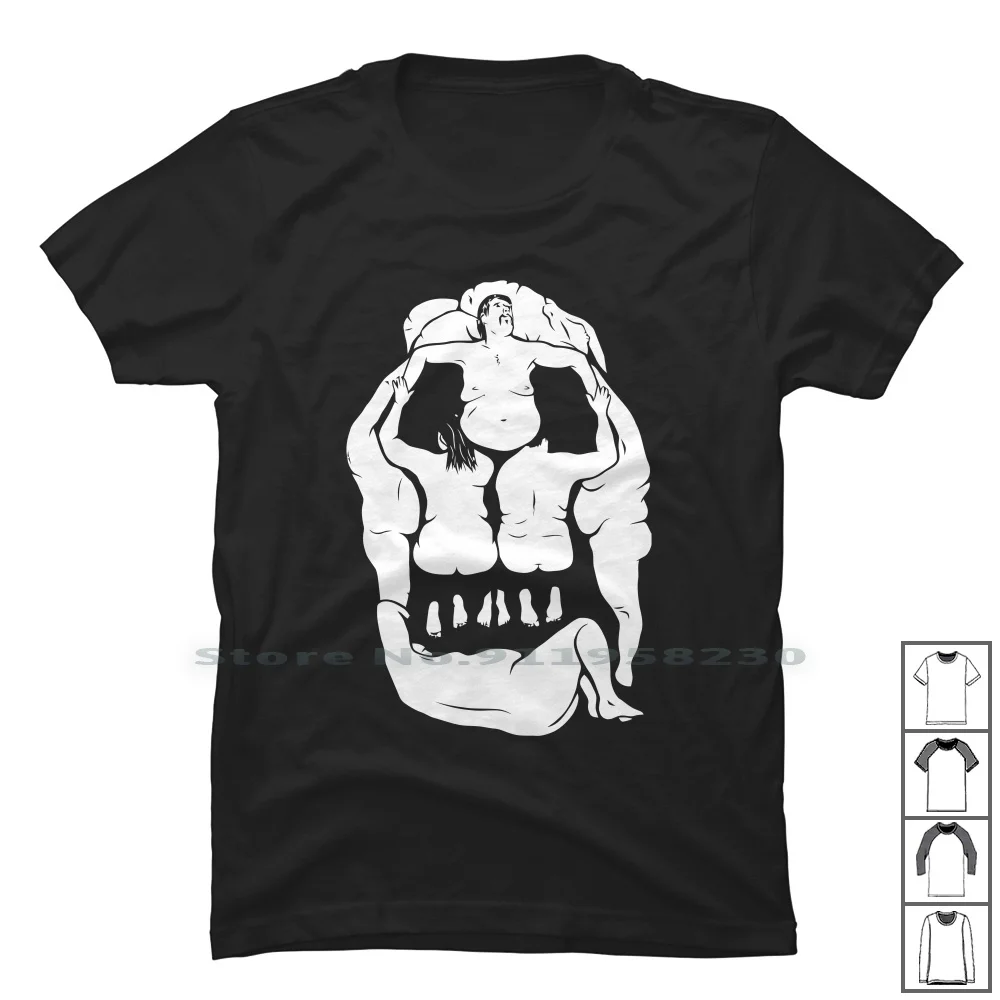 Skull Formation T Shirt 100% Cotton Cartoon Gamers Skull Movie Gamer Game Form Ny Me Funny Movie