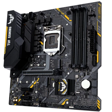 Asus TUF B360M-PLUS Gaming S Motherboard LGA1151 4x DDR4 Max 64GB RAM Intel B360 chipset Micro ATX HDMI SATA3 M2 DVI bekas