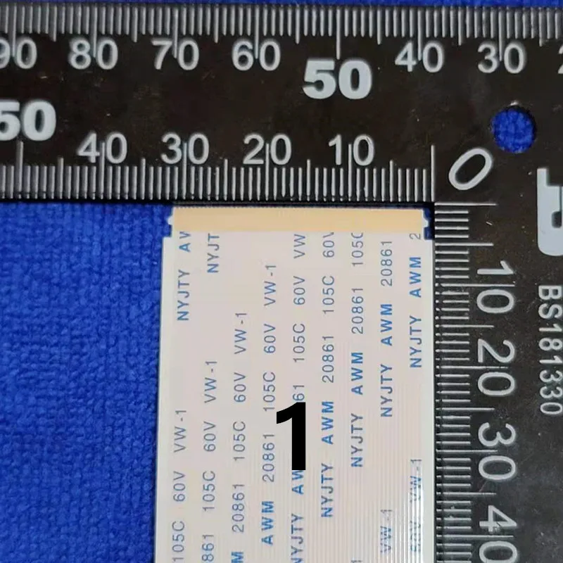 100Pcs/Lot  New E129545 AWM 20861 20706 1 A 105C 60V VW-1 50P 55P 60P 68P 80P 96P Same face belt hook Length selection