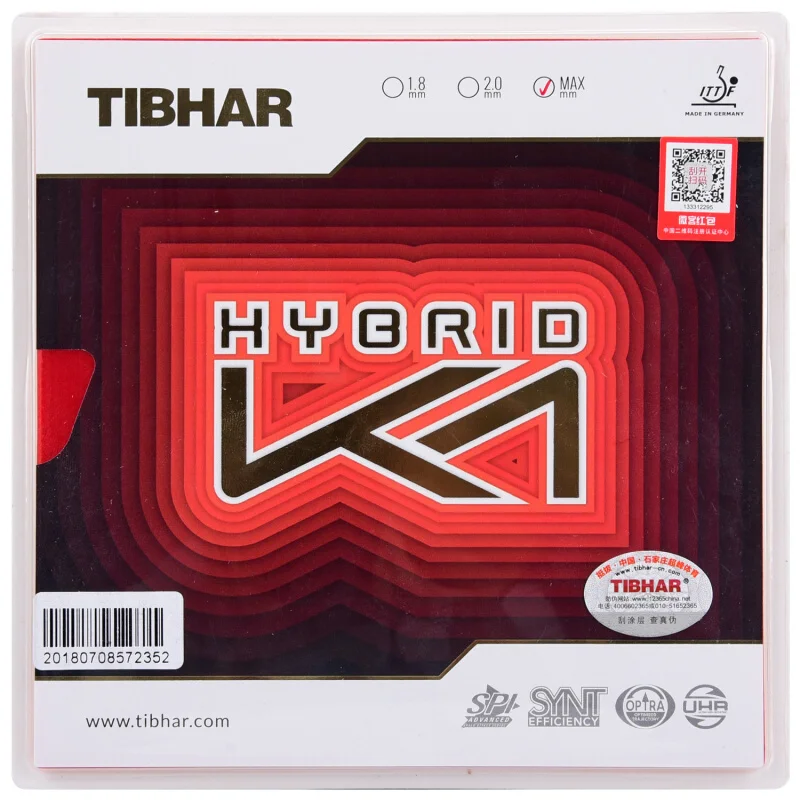 TIBHAR HYBRID K1 / K1 PLUS Klebrige Vorhand Offensive Pickel Im Tischtennis Gummi Ping Pong Schwamm – Detail 2