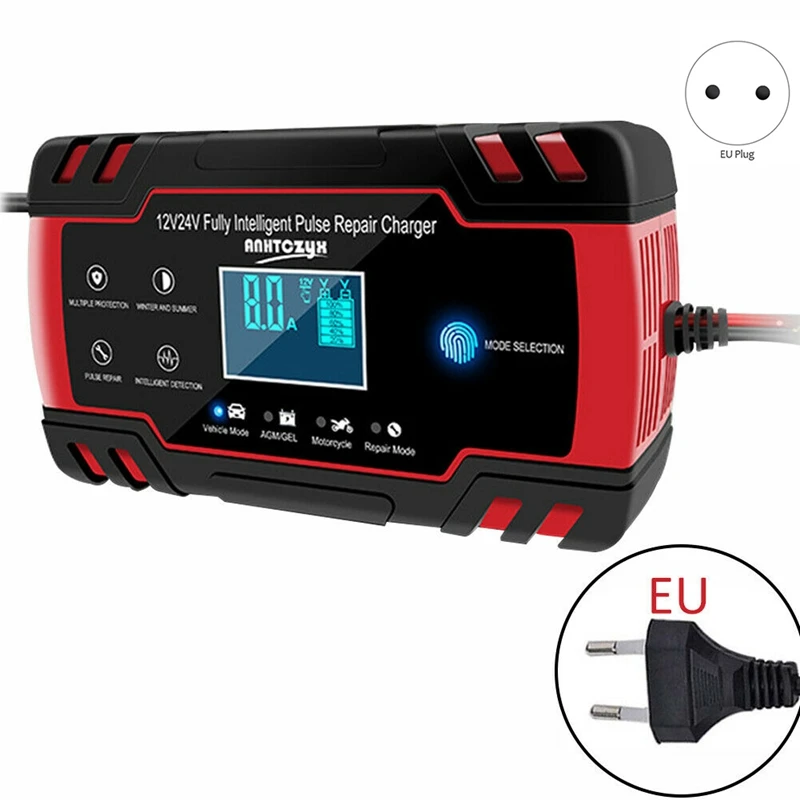 Car Jump Starter Emergency 12V/24V Power Bank Battery Charger with LCD Display