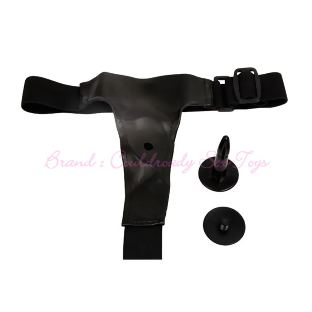 Strap On Realistic Dildo Double Hole Pants For Lesbian Couple Strapon Harness Artificial Penis With Suction Cup G spot Dildos