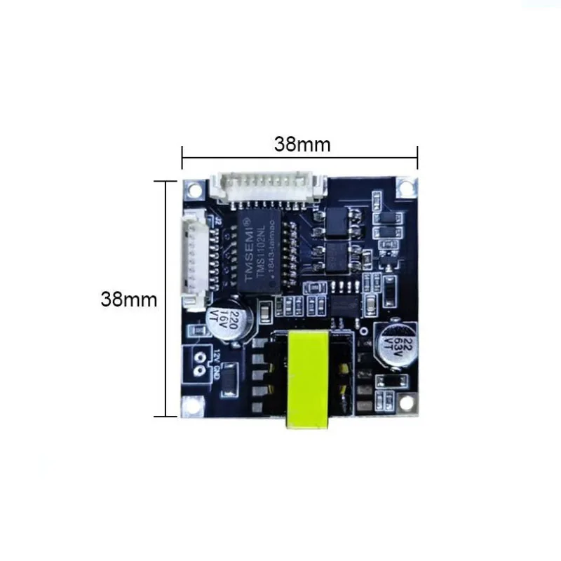 Papan Modul POE Terisolasi untuk Keamanan Jaringan CCTV Kamera IP Power Over Ethernet 12V 1A Output IEEE802.3af Compliant