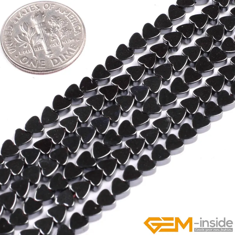 Natural Non-Magnetic Hematite Love Bead For Jewelry Making Strand 15 Inch DIY Jewelry Accessorries Loose Spacer Bead For Gifts
