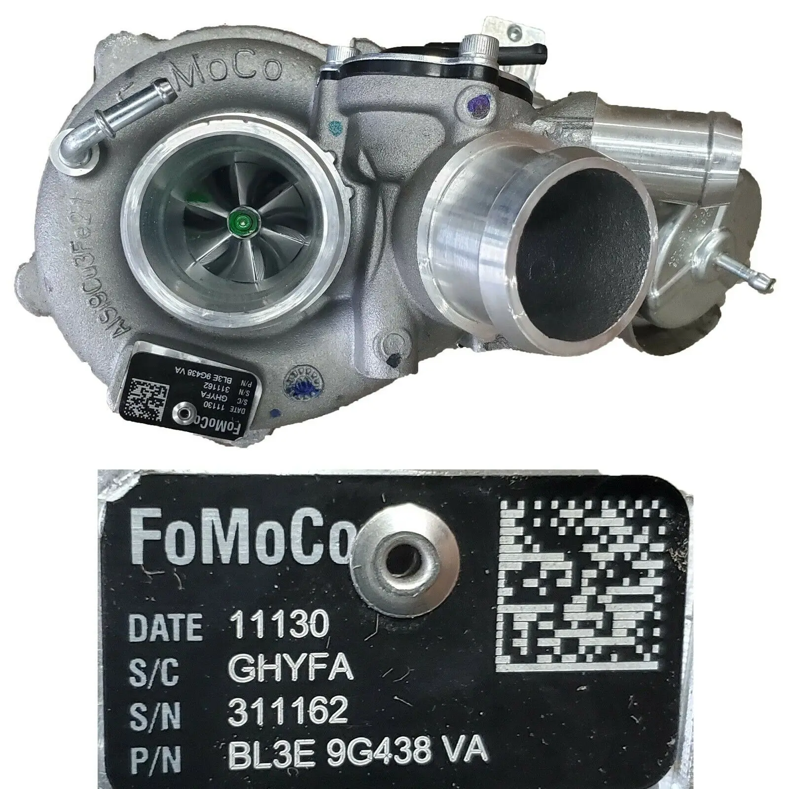 

FoMoCo Turbocharger Fits Ford F150 3.5L EcoBoost Right Side BL3E9G438VA (179205)