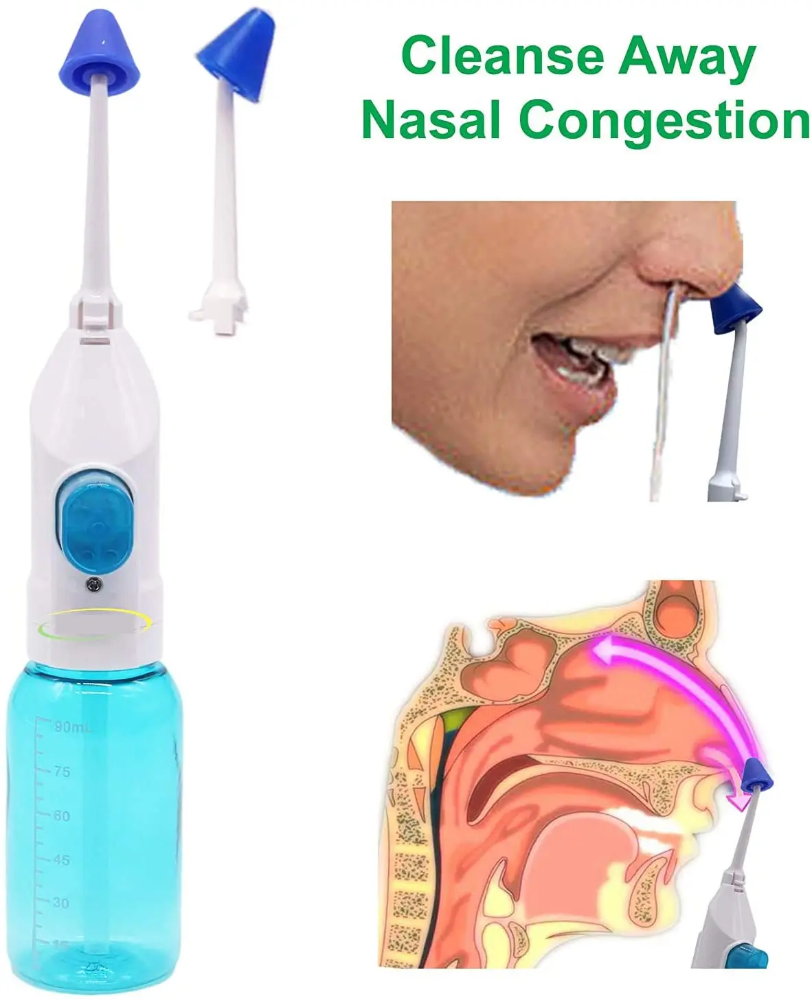 ポータブル口腔洗浄器,低刺激装置,液体洗浄,耐水性