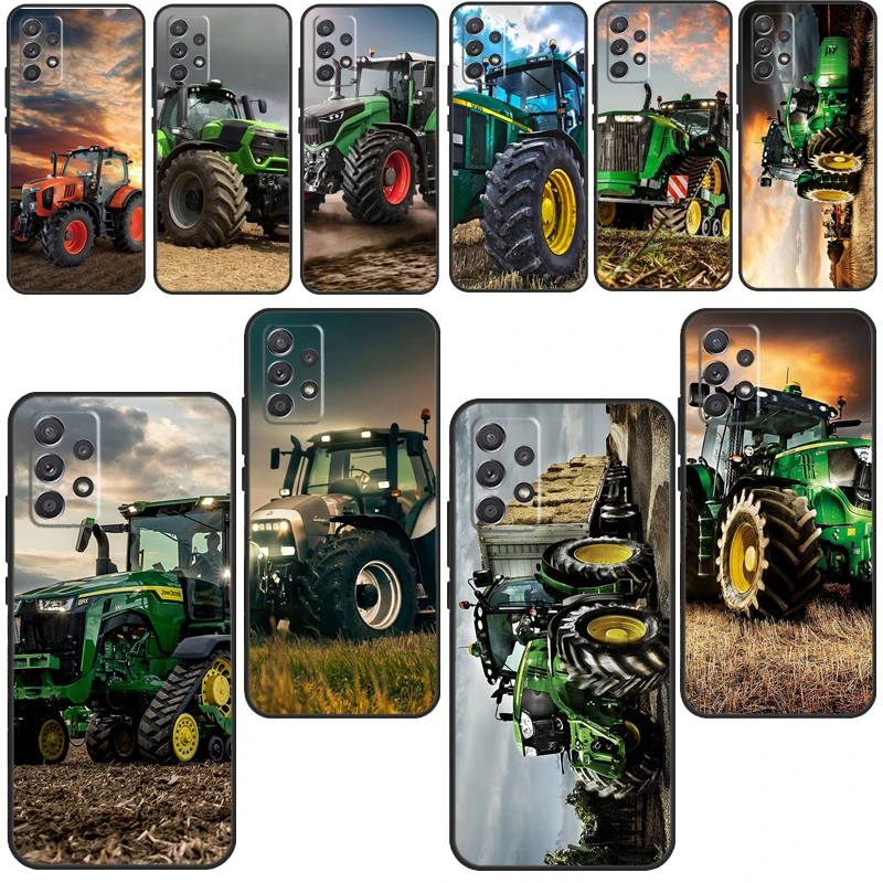 Farm Vehicle Tractor For Samsung Galaxy A52 A72 A20e A21S A50 A70 A01 A11 A12 A42 A31 A41 A51 A71 A32 Phone Case